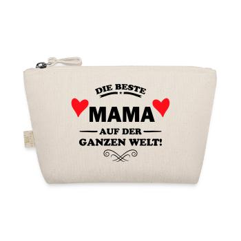 beste mama - Bio-Täschchen - Natur - Vorne