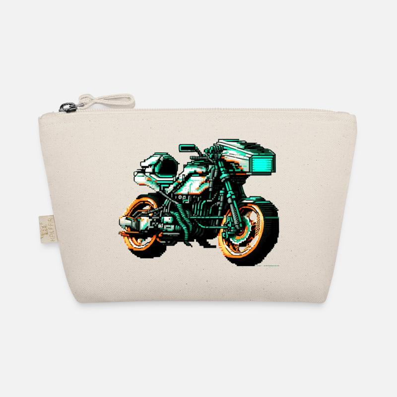 Moto de machine de course dans de superbes graphismes 8 bits Trousse biologique