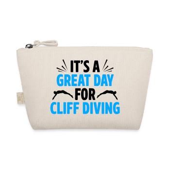 It's A Great Day For Cliff Diving Tombstoning Base - Organic Pouch - nature - Front