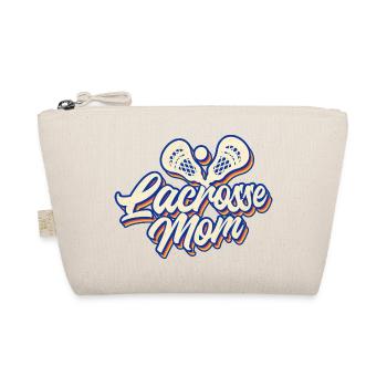 Lacrosse Sports Mom I Gift - Organic Pouch - nature - Front