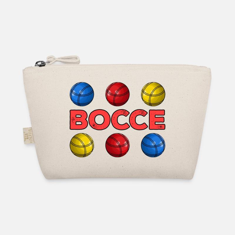 Bocce Bocci Bunte Bälle Spieler I Geschenk Bio-Täschchen