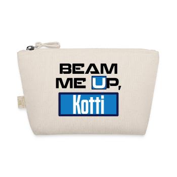 Beam me up, Kotti! - lustiger Spruch - Meme Berlin - Bio-Täschchen - Natur - Vorne