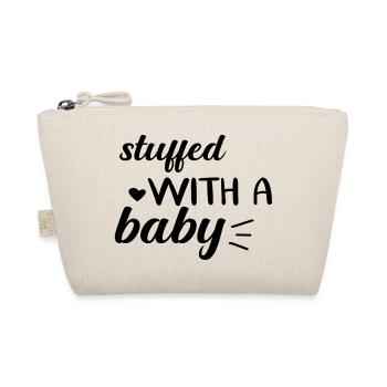 Stuffed With A Baby - Bio-Täschchen - Natur - Vorne