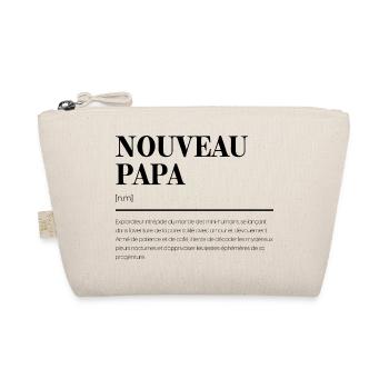 Nouveau Papa - Définition - Cadeau idéal - Trousse biologique - nature - Devant