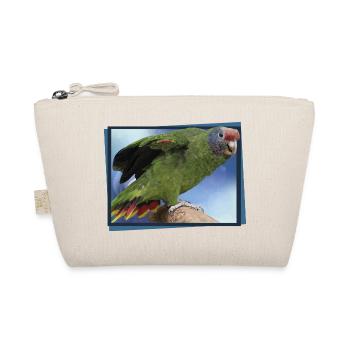 The Red-tailed Parrot - Organic Pouch - nature - Front