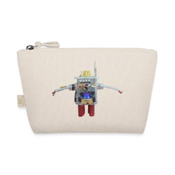Petit robot fabriqué à partir de matériaux recyclés - Trousse biologique - nature - Devant