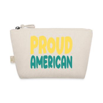Pround american typograohy - Organic Pouch - nature - Front