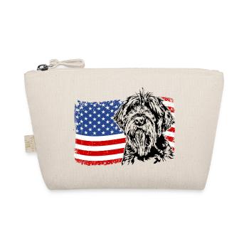 Korthals Griffon Amérique Flag Chien Chiens Wilsigns - Trousse biologique - nature - Devant