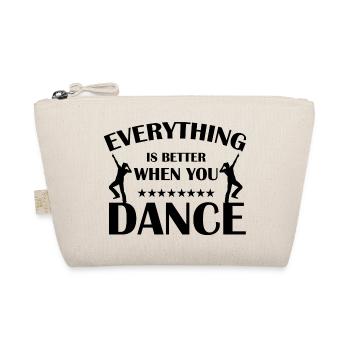 Dancing Dance Music - Organic Pouch - nature - Front