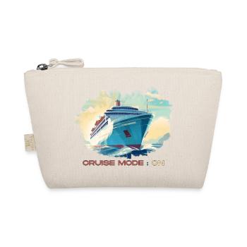 Mode croisière activé. Un motif élégant pour les vacances. - Trousse biologique - nature - Devant