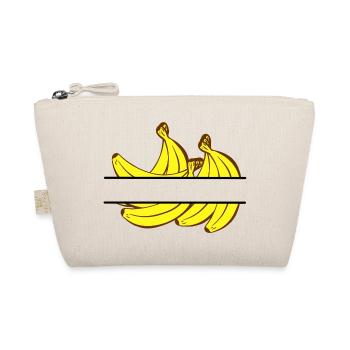 Bananenbanner mit gelben Bananen - Bio-Täschchen - Natur - Vorne