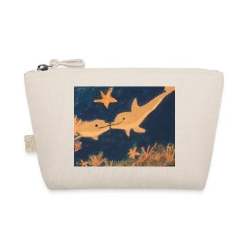 Dolphins in love - Organic Pouch - nature - Front