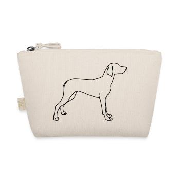 Vizla lineart 1 - Organic Pouch - nature - Front