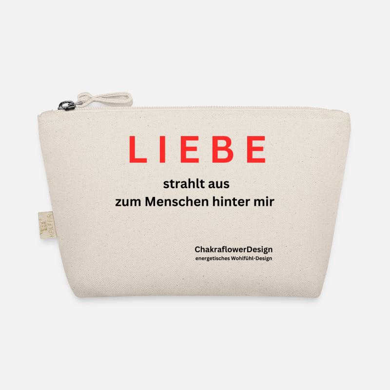 LIEBE strahlt aus - Bio-Täschchen - Natur