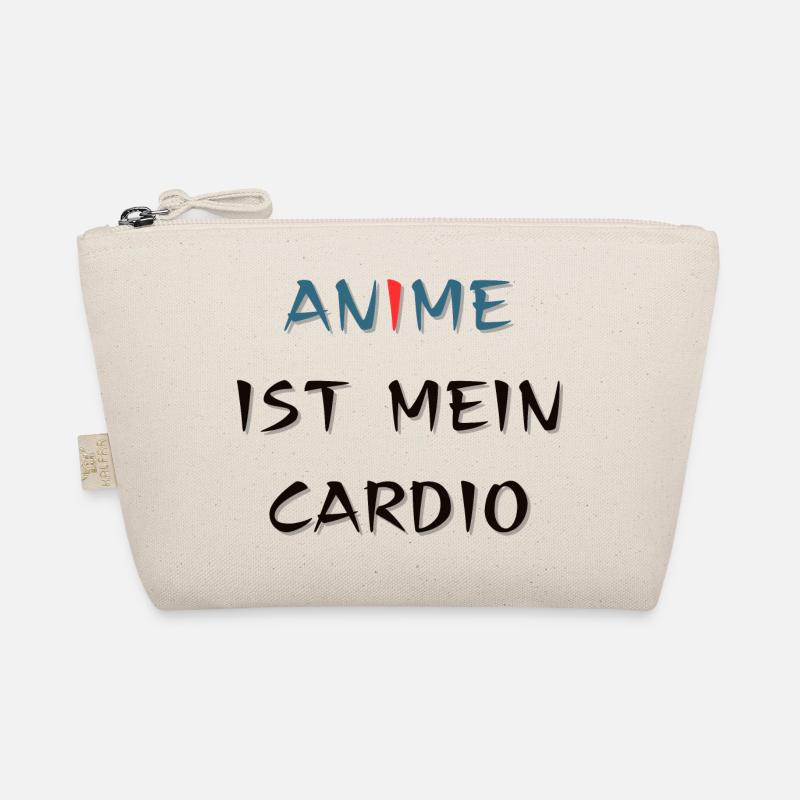 Anime ist mein Cardio, Spruch - Bio-Täschchen - Natur