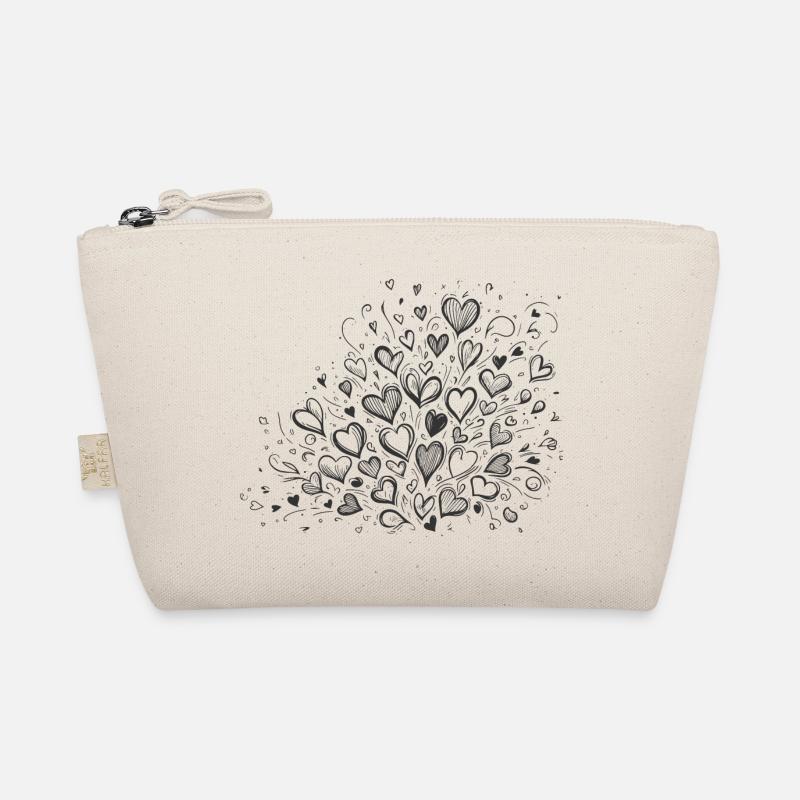 Herz Schwarm Bio-Täschchen