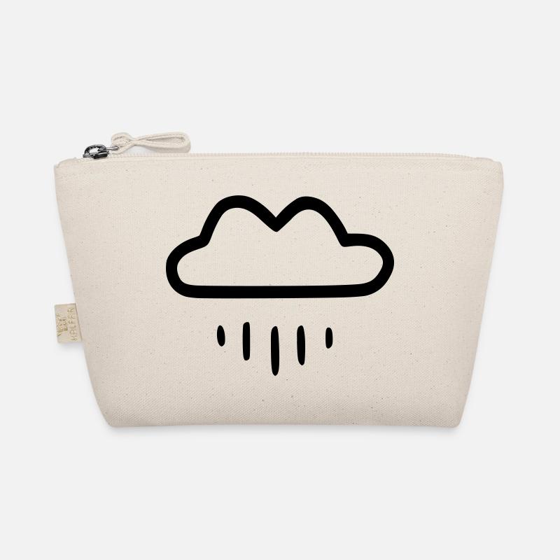 Einfache Regenwolke Bio-Täschchen