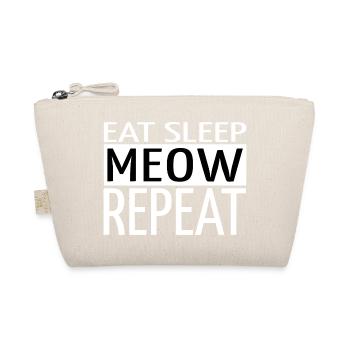 Bday Pet Citation Dictons Chat Collage Tshirts - Trousse biologique - nature - Devant