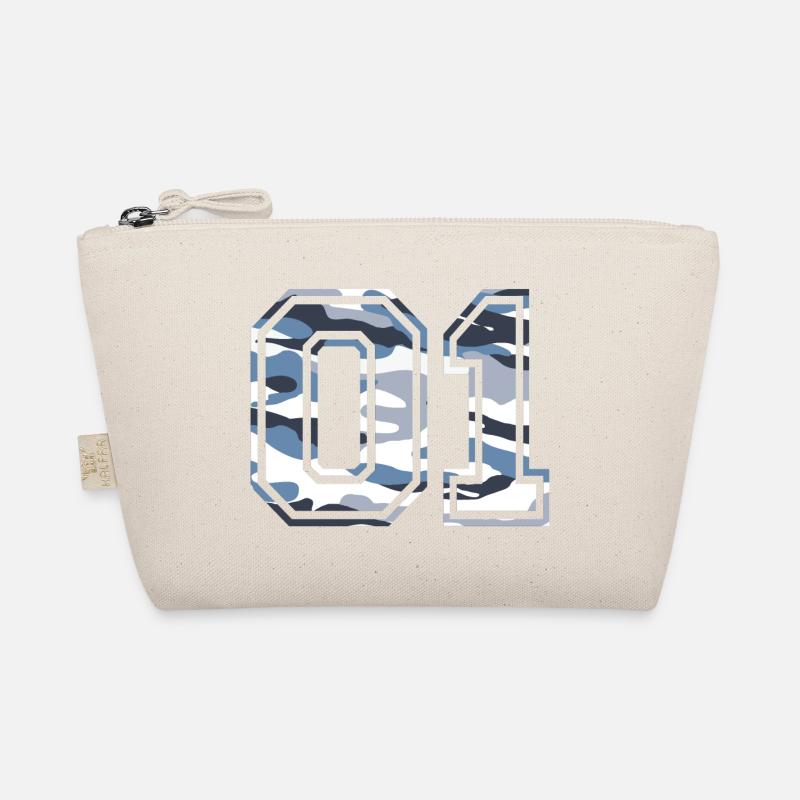 01 Camouflage Blue-White Organic Pouch