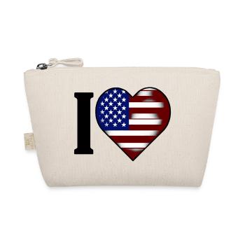 I ♥️ États-Unis | J’adore les États-Unis - Trousse biologique - nature - Devant