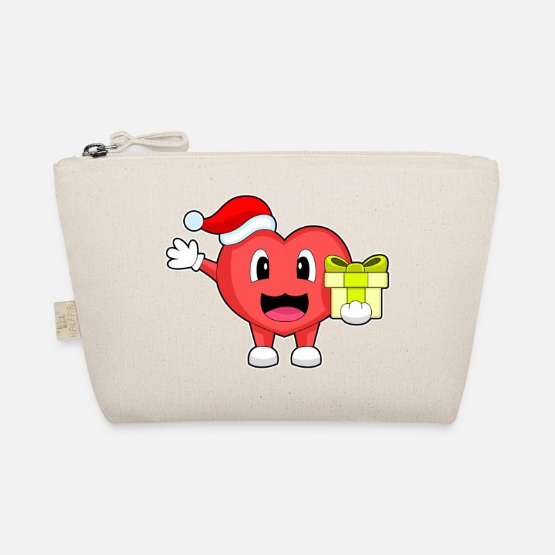 Heart Christmas Package Organic Pouch