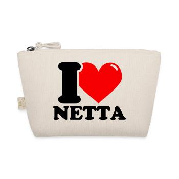 J'adore le prénom Netta - Trousse biologique - nature - Devant