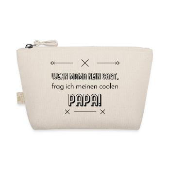 lustige sprüche cooler papa - Bio-Täschchen - Natur - Vorne