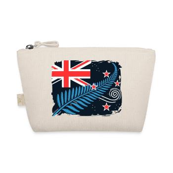 Neuseeland Aotearoa Kiwi 11 - Bio-Täschchen - Natur - Vorne