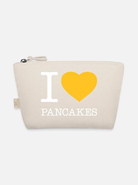 I LOVE PANCAKES - Organic Pouch - nature - Front