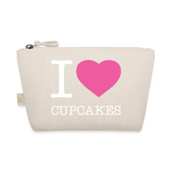 I LOVE CUPCAKES - Organic Pouch - nature - Front