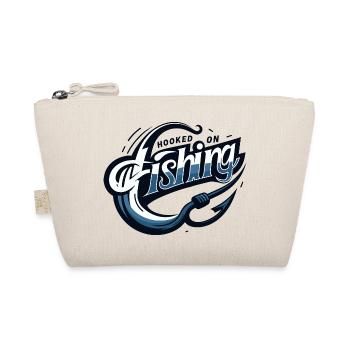 Design graphique moderne élégant « Accro à la pêche » - Trousse biologique - nature - Devant