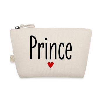 Valentine's Day Prince Princess Matching Couple Love - Organic Pouch - nature - Front