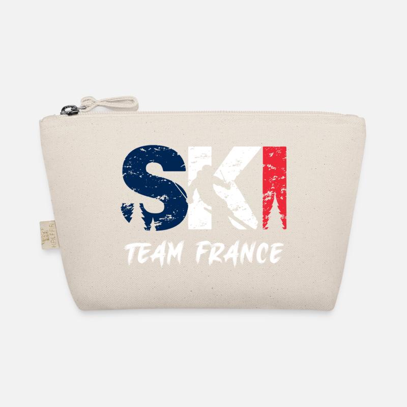 Ski Team Frankreich Emblem Bio-Täschchen
