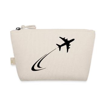 Plane flies away - Organic Pouch - nature - Front