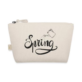 Spring, early spring, garden, watering, bed, love - Organic Pouch - nature - Front