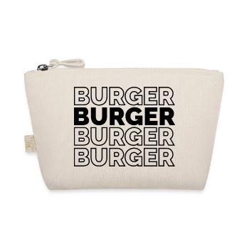 Burger Répétition Police Nourriture Délicieux Logo Icône - Trousse biologique - nature - Devant