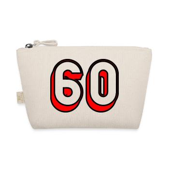 60. 60 ANS. 60e ANNIVERSAIRE. ANNIVERSAIRE 60 ANS. - Trousse biologique - nature - Devant