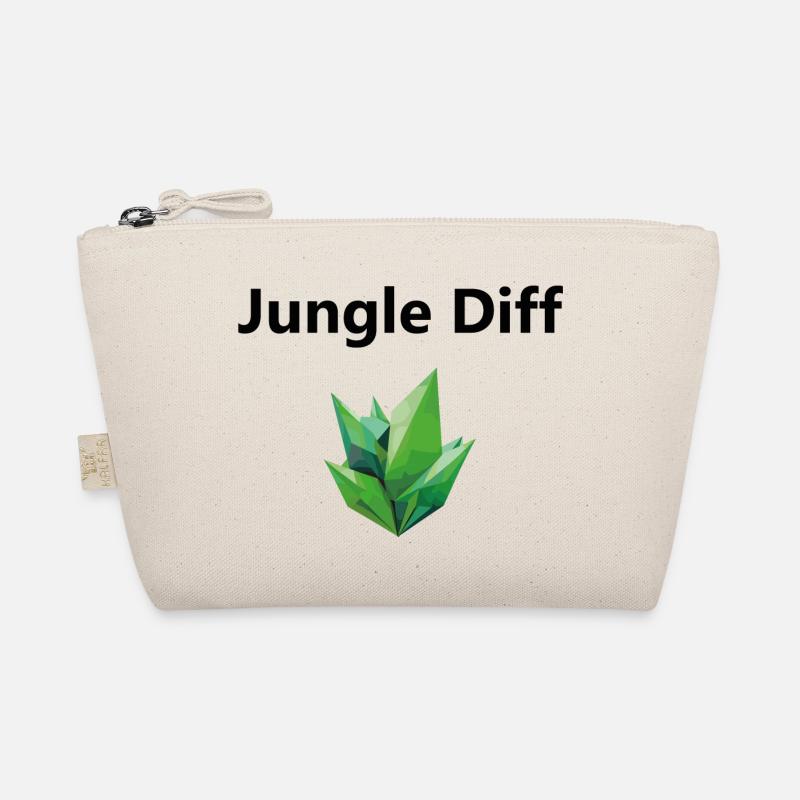 league legend Jungle Diff Schwarz - Bio-Täschchen - Natur