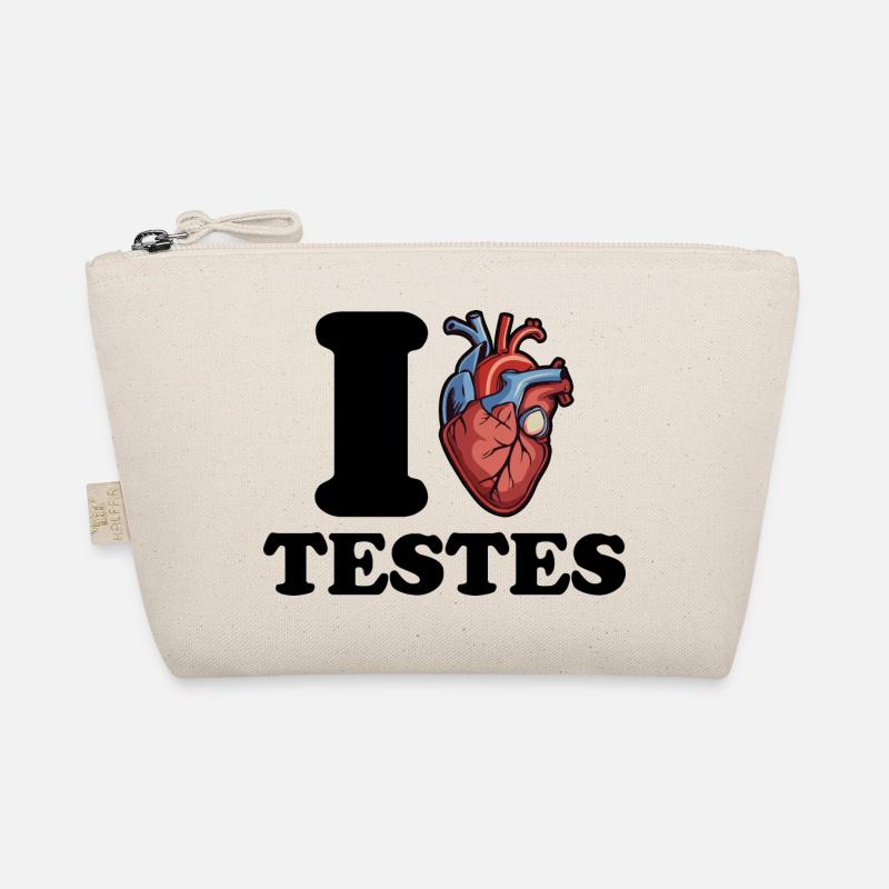 I love Testes Organic Pouch