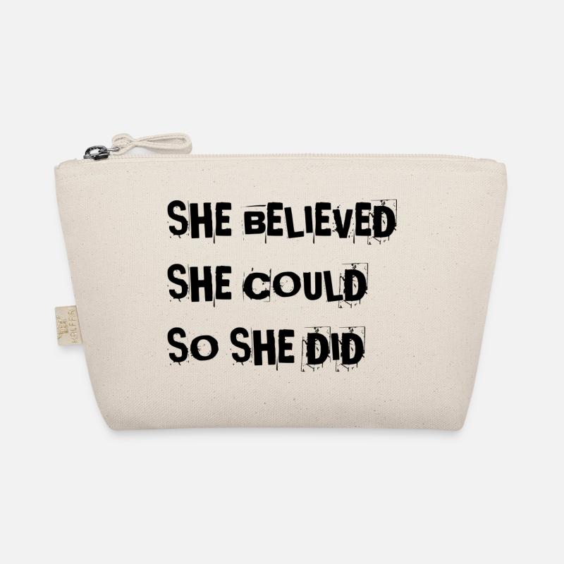 she believed.. - Bio-Täschchen - Natur