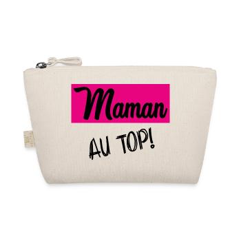 MOM. GRANNY. MOTHER'S DAY - Organic Pouch - nature - Front