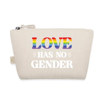 LGBT Pride Month - Love Has No Gender - Organic Pouch - nature - Front