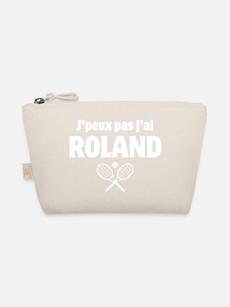 tennis, tennis fan, tennis match - Organic Pouch - nature - Front