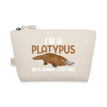 Platypus Cute Platypus - Organic Pouch - nature - Front
