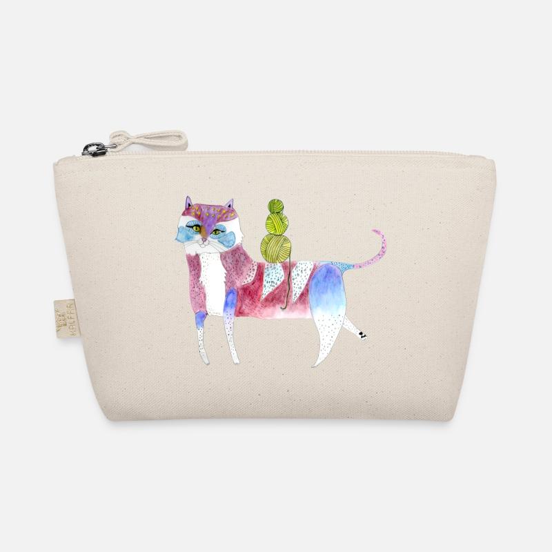 Funky Katze Bio-Täschchen