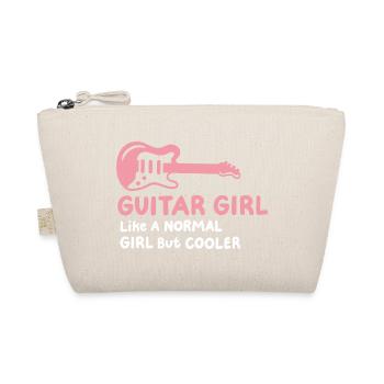 Gitarre Gitarristin - Bio-Täschchen - Natur - Vorne
