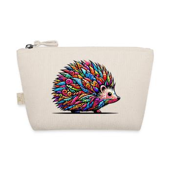 Hedgehog - Organic Pouch - nature - Front