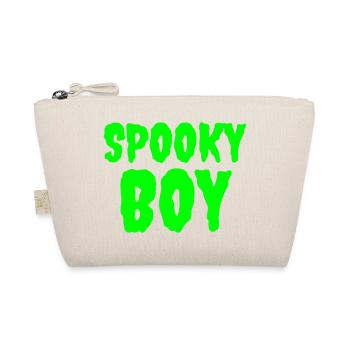 Spooky Boy Halloween Graphic Tee - Organic Pouch - nature - Front