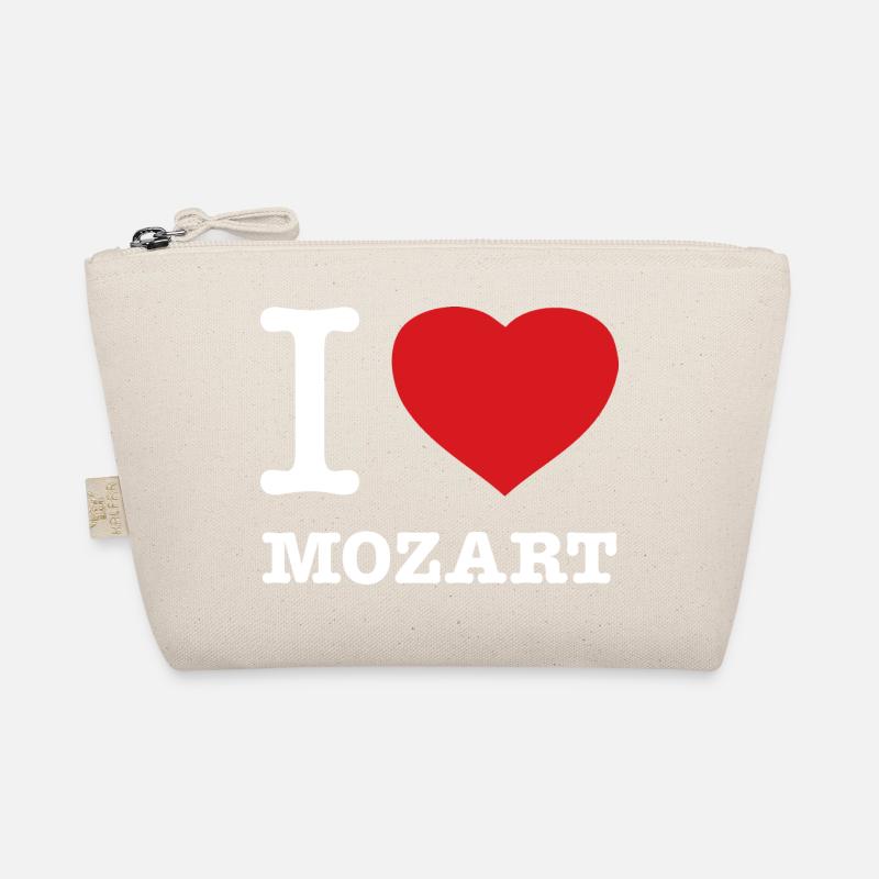 I LOVE MOZART - Bio-Täschchen - Natur