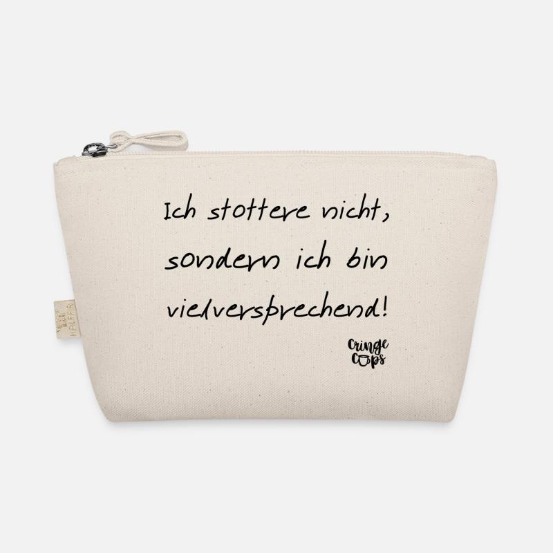 Ich stottere nicht - Bio-Täschchen - Natur